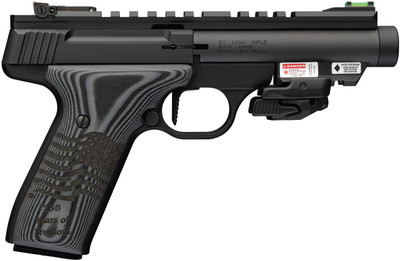 Browning Buck Mark Black Label 250th 22 LR 44quot Barrel Crimson Trace Laser 10 rnd  Black MPN051612490