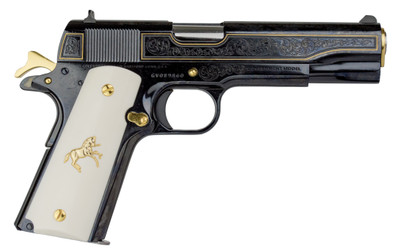 Colt Firearms 1911 quotClassic Engravedquot 38 Super 5quot Barrel 9 rnd  BluedGold MPN56586