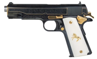 Colt 1911 "Classic Engraved" .45 ACP, 5" Barrel, 8 rnd - Blued/Gold [MPN:O1911CLASSIC]