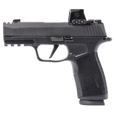 Sig Sauer P365 XMACRO COMP 9mm 31quot Barrel RomeoX 10 rnd  Black MPN365XCA9COMPRXSL10