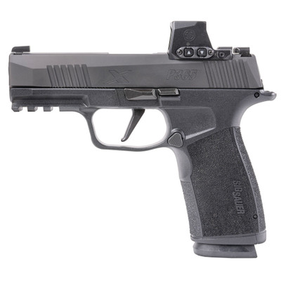 Sig Sauer P365 XMacro 9mm 37quot Barrel RomeoX 10 rnd  Black MPN365XCA9BXR3RXSL10