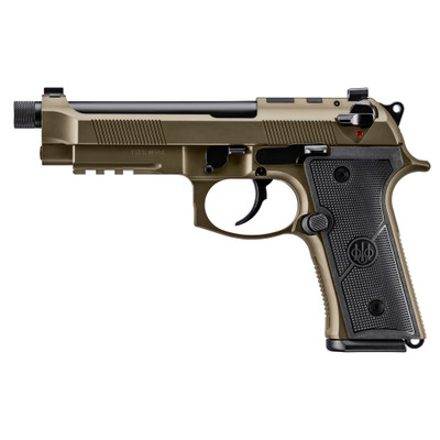 Beretta M9A4 Overlanding 9mm 51quot Threaded Barrel Optic Ready 18 rnd  Bronze MPNJS92M9A4GBRZ18