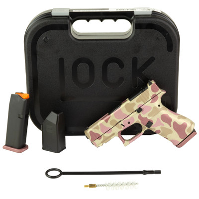 GLOCK 43X MOS 9MM 341quot Barrel 10 rnd  PinkTan MPNGLUX4350204FRMOSKNT