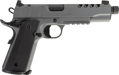 Tisas 1911 Night Stalker SF 9mm 5quot Threaded Barrel Optic Ready 8 rnd  Gray MPN10100557