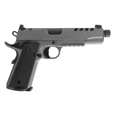 Tisas 1911 Night Stalker SF 10mm, 5" Barrel, Optic Ready, 8 rnd - Platinum Grey [MPN:10100558]