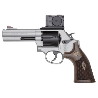 Smith amp Wesson 686 Plus Spec Series R 357 41quot Ported Barrel Aimpoint Acro 7 rnd  Titanium MPN14635