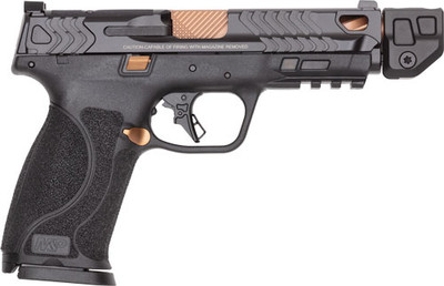 Smith amp Wesson MampP9 M20 COMP 9mm 487quot Barrel Optic Ready 23 rnd   BlackCopper MPN14618