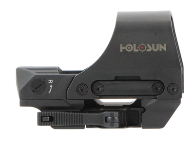 Holosun 510C 2 MOA Dot / 65MOA Circle Solar, Quick Release Mount AR Riser - Black [MPN:HS510C]