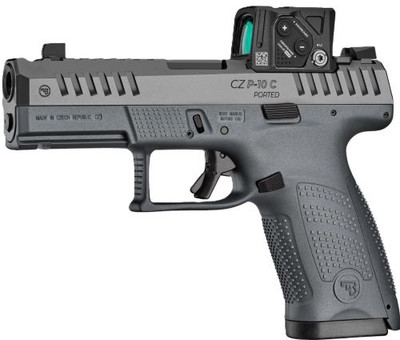 CZ P10 C Ported 9mm 4quot Barrel Aimpoint COA 10 rnd  Black MPN01582