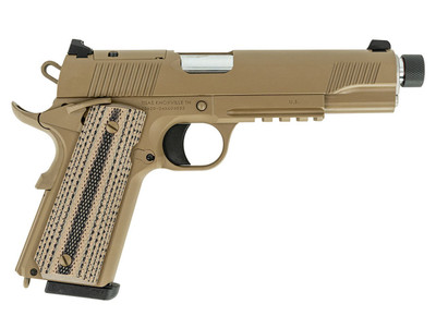 Tisas 1911 Duty Raider 45 ACP 5quot Threaded Barrel Optic Ready 8 rnd  FDE MPN10100565