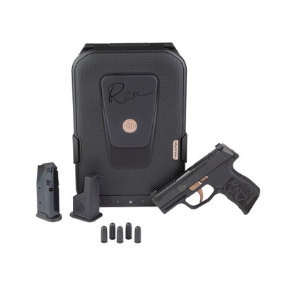 Sig Sauer P365 ROSE 380 ACP 31quot Barrel Optic Ready Safe 10 rnd  Black MPN365380ROSE