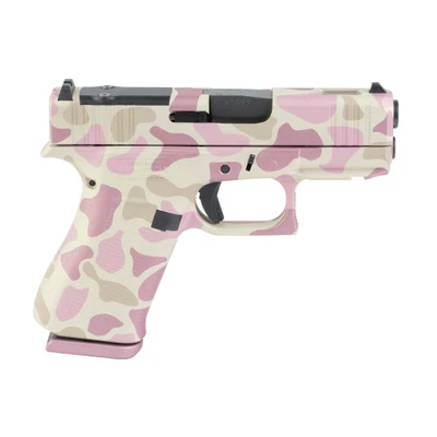 GLOCK 43X MOS 9MM 341quot Barrel 10 rnd  Pink Camo MPNGLUX4350204FRMOSKN