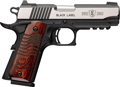 Browning 1911 Black Label Medallion 380 ACP 36quot Barrel 8 rnd  BlackStainless MPN051125492