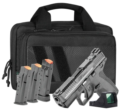 Smith amp Wesson MampP9 Shield X Bundle 9mm 36quot Barrel Viridian RFX11 15 rnd  Black MPN14955