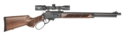 Smith & Wesson 1854 Combo .30-30 Win, 20" Threaded Barrel, 2-7x32 Scope, 6 rnd - Walnut/Black [MPN:14825]
