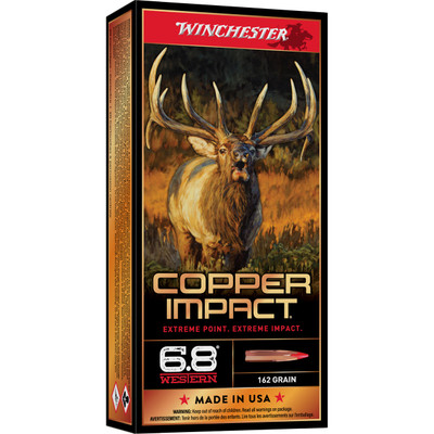 Winchester Copper Impact 6.8 WESTERN 162gr Extreme Point Polymer Tip  20 Rounds (FDS)