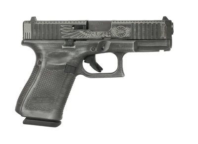Glock 19 V 250th 9mm 4quot Barrel 15 rnd  Battleworn Silver MPNUV1950203250