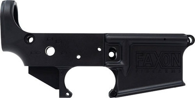 Faxon Firearms AR-15 Stripped Lower Receiver Multi-Cal - Black [MPN:LRFAXFAS]