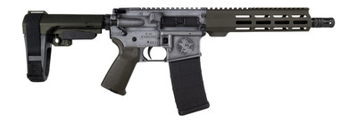 Shark Coast Tactical Bomber 5.56 Nato, 10.5" Barrel, 10.5" Barrel, SBA3 Brace, 30 rnd - Cerakote [MPN:SCC07336BOMB-P]