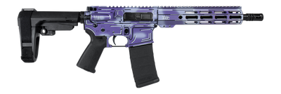 Shark Coast Tactical Anime 5.56, 10.5" Barrel, SBA3 Brace, 30 rnd - Purple [MPN:SCC06278APUR-P]