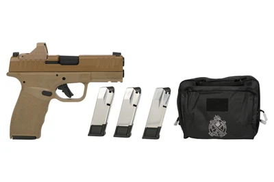 Springfield Hellcat Pro OSP Gear Pac 9mm, 3.7" Barrel, Viridian RFX11, 10 rnd - FDE [MPN:HCP9379FOSPLC-PAC]
