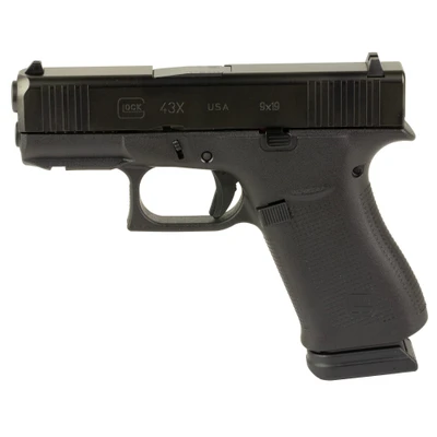 Glock 43X 9mm, 3.41" Barrel, 15 rnd - Black [MPN:UX4350203FR]
