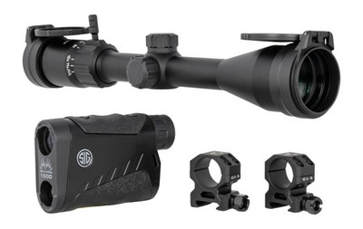Sig Sauer Electro-optics , Sig Sok15bm07 Buckmaster 3-12x44 W/rf & Rings Kit