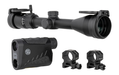 Sig Sauer Electro-optics , Sig Sok15bm06 Buckmaster 3-9x40 W/rf & Rings Kit