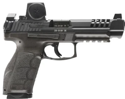 HK VP9A1 L Tactical 9mm, 5" Barrel, Vortex Red Dot, 20 rnd - Black [MPN:81001372]

