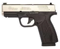 Bersa BPCC Sub-Compact 9mm, 3.3" Barrel, Optic Ready, 8 rnd - Stainless/Black [MPN:BP9DTCCOR]