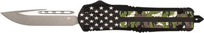 Cobratec Medium Fs3 Otf Camo  American Flag 3" Drop Point
