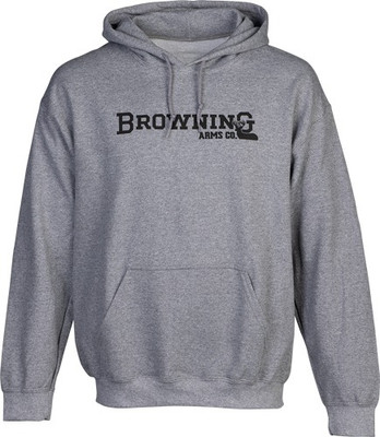 Browning Hoodie Backfence  Heather Gray Xlarge