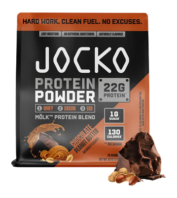 Jocko Fuel  29117 Chocolat Peanut Butter Protein Pow Bag