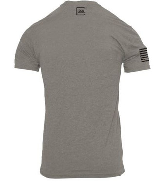 Glock Perfection Tee Short  Sleeve T Shirt Lg Stone Grey