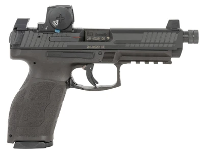 HK VP9 A1 F Tactical 9mm, 5.12" Threaded Barrel, Vortex Defender CCW, 15 rnd - Black [MPN:81001362]