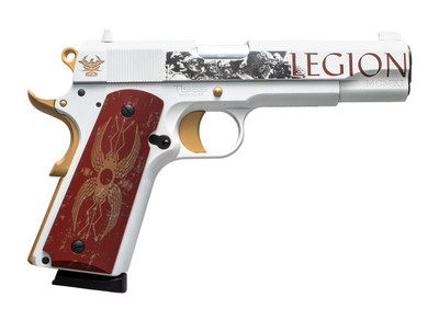 Tisas Customs 1911 A1 Stakeout Legion .45 ACP, 5" Barrel, 8 rnd - White [MPN:10100516AA9]