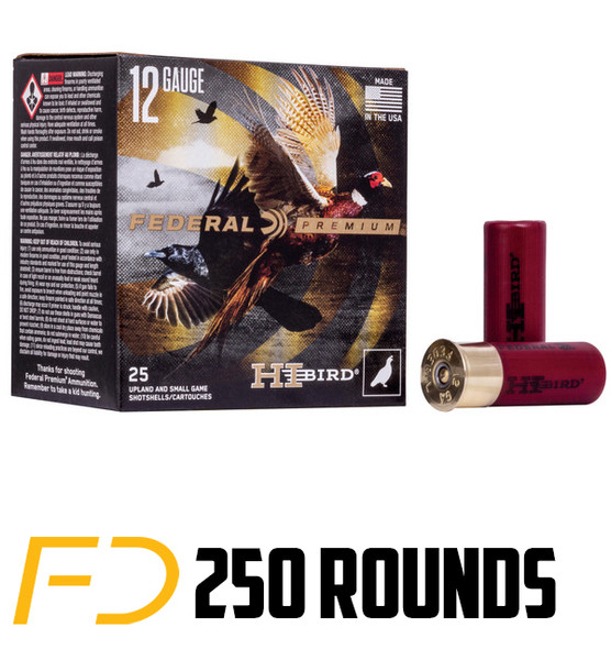 Federal Premium Wing-Shok 12 GA, 2-3/4in. 1-1/4oz. #6 Shot - 250 Rounds