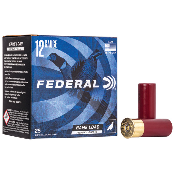 Federal Game-Shok 12 GA, 2-3/4in. 1-1/4oz. #6 Shot - 25 Rounds [MPN: H1256] (29465017705)