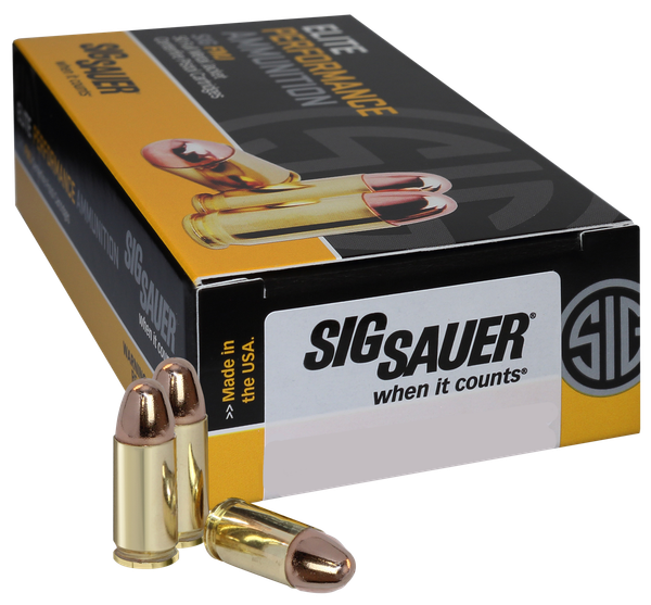 Sig Sauer Elite Performance Ball .40 S&W, 180gr, FMJ - 50 Rounds [MPN: E40SB250]
