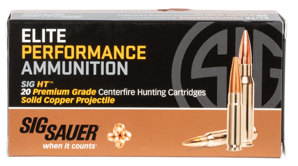 Sig Sauer Elite Performance Hunting 6.5 CREEDMOOR, 120gr, Ballistic Tip - 20 Rounds [MPN: E65CH120]