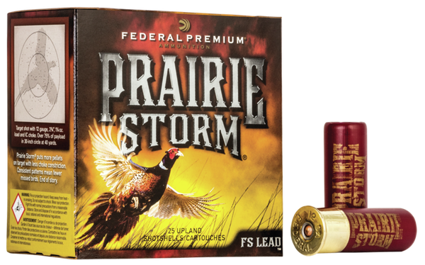 Federal Premium Prairie Storm 12 GA, 2-3/4in. 1-1/4oz. #4 Shot - 25 Rounds [MPN: PFX154FS4]