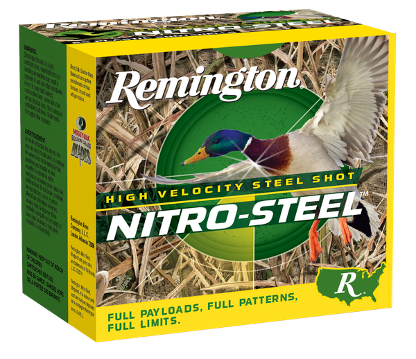 Remington Nitro Steel 12 GA, 3in. 1-1/4oz. #3 Shot - 25 Rounds [MPN: 20800]
