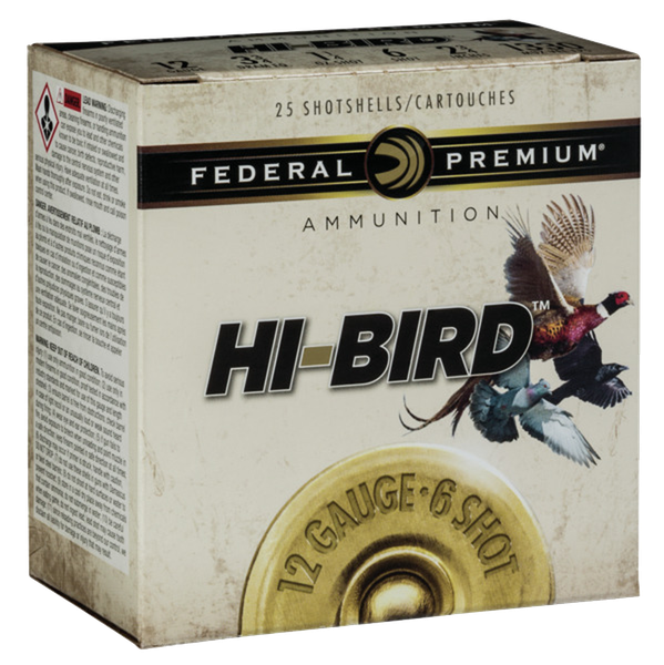 Federal Premium Hi-Bird 12 GA, 2-3/4in. 1-1/8oz. #8 Shot - 25 Rounds [MPN: HVF128] (100919)
