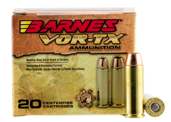 Barnes Bullets Vor-Tx .45 LONG COLT, 200gr, XPD - 20 Rounds [MPN: 21547]