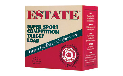 Federal Estate 12 GA, 2-3/4in. 1oz. #8 Shot - 25 Rounds [MPN: SS12H18]