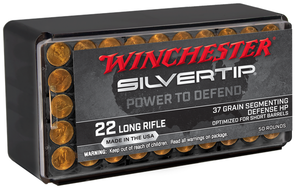 Winchester Silvertip .22 LR, 37gr, HP - 50 Rounds [MPN: W22LRST]