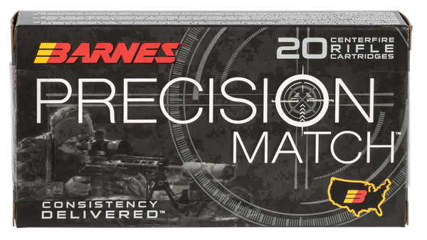 Barnes Bullets Precision Match 6MM CREEDMOOR, 112gr, OTM - 20 Rounds [MPN: 30814]