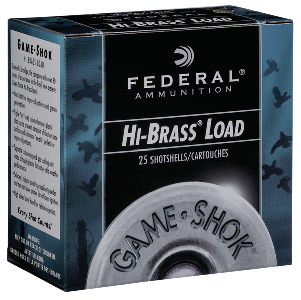 Federal Game-Shok 12 GA, 2-3/4in. 1-1/4oz. #5 Shot - 25 Rounds [MPN: H1265]