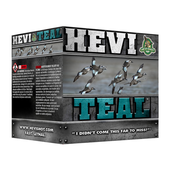 Hevishot Hevi-Teal 12 GA, 3in. 1-1/4oz. #6 Shot - 25 Rounds [MPN: HS60006]