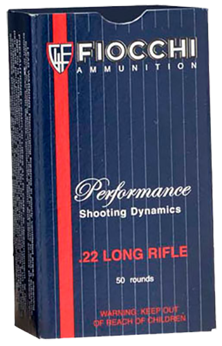 Fiocchi .22 LR, 40gr, LRN - 50 Rounds [MPN: 22FLRN]